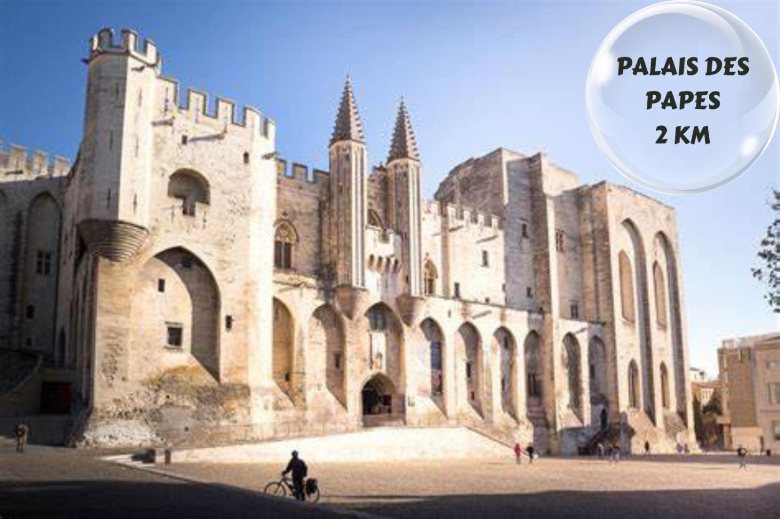 Le Cosy Du Gal, A 2 Pas Du Palais Des Papes Parking Gratuit Securise Appartement Avignon Buitenkant foto