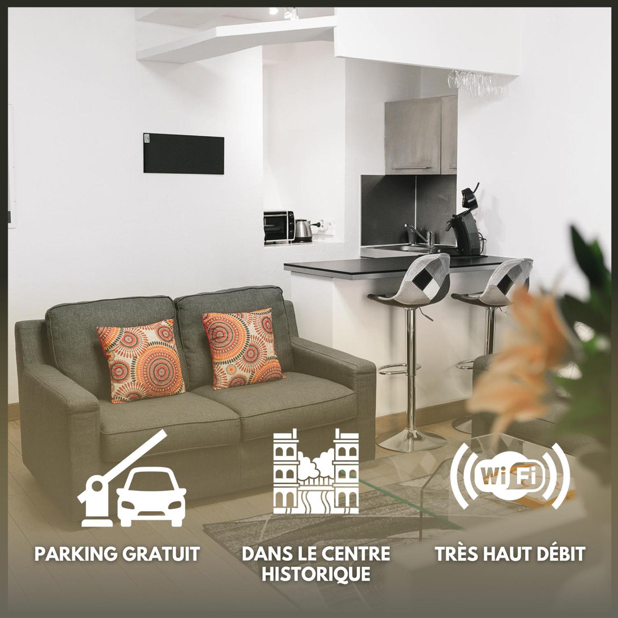 Le Cosy Du Gal, A 2 Pas Du Palais Des Papes Parking Gratuit Securise Appartement Avignon Buitenkant foto